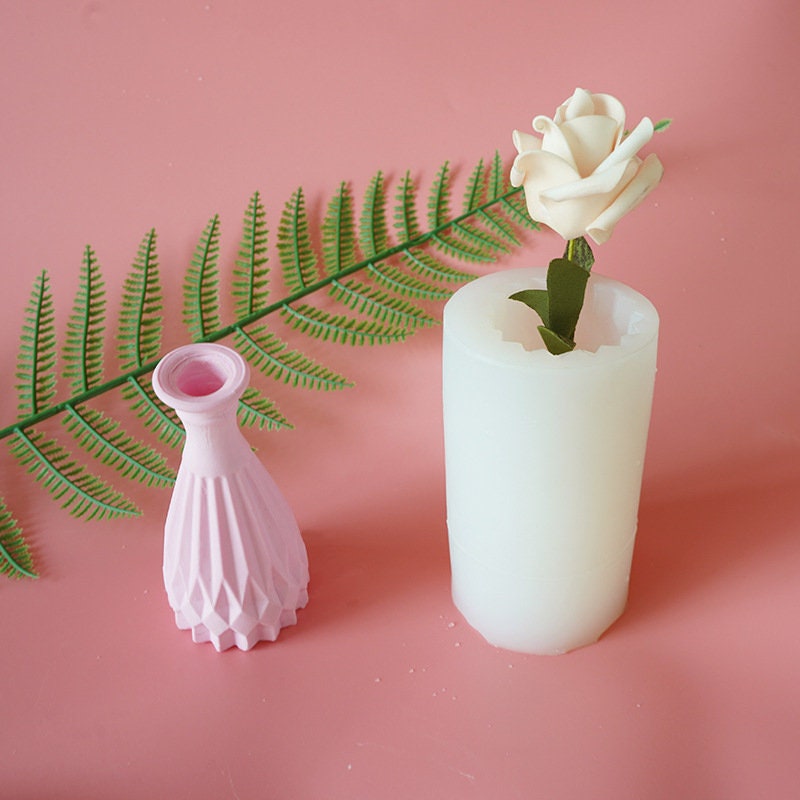 Flower vase silicone molds Vase mold for resin Plaster Vase Etsy