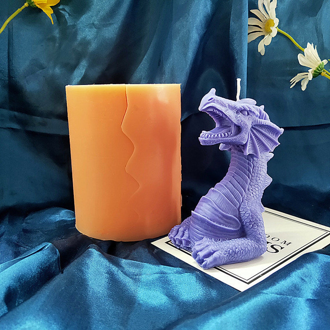 3D Dragon Candle Silicone Mold Aromatherapy Candle Mold Etsy