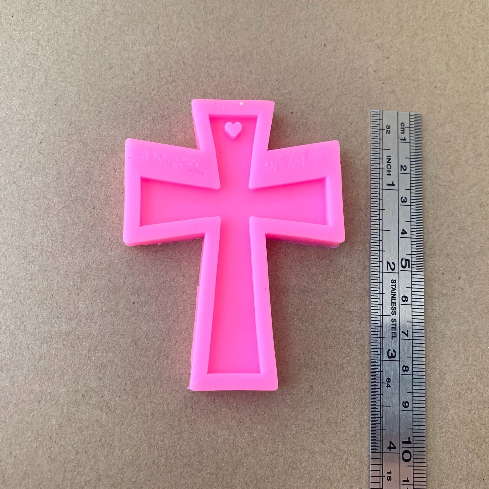 Cross Religious Shiny Silicone Mold for Epoxy Resin Keychain Etsy