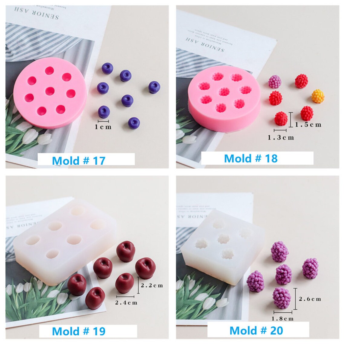 3D Fruit Candle Mold silicone mold for candle making Home Etsy