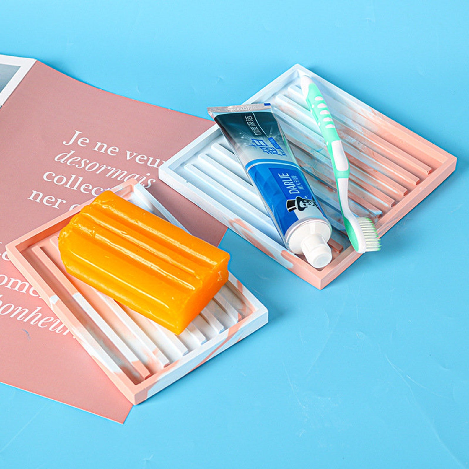 Silicone Soap Box Mold Soap Saver Mold Resin Soap Deck Tray Etsy