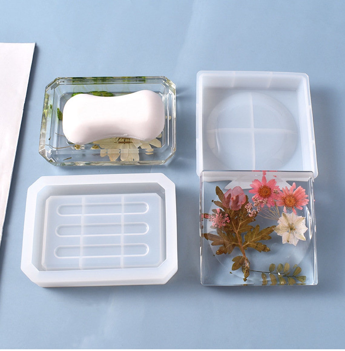 Silicone Soap Dish Mold Soap Saver Mold Resin Soap Deck Etsy