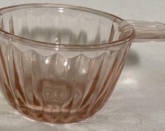 Jennyware Pink 1/3 Messbecher Jeannette Glass Company