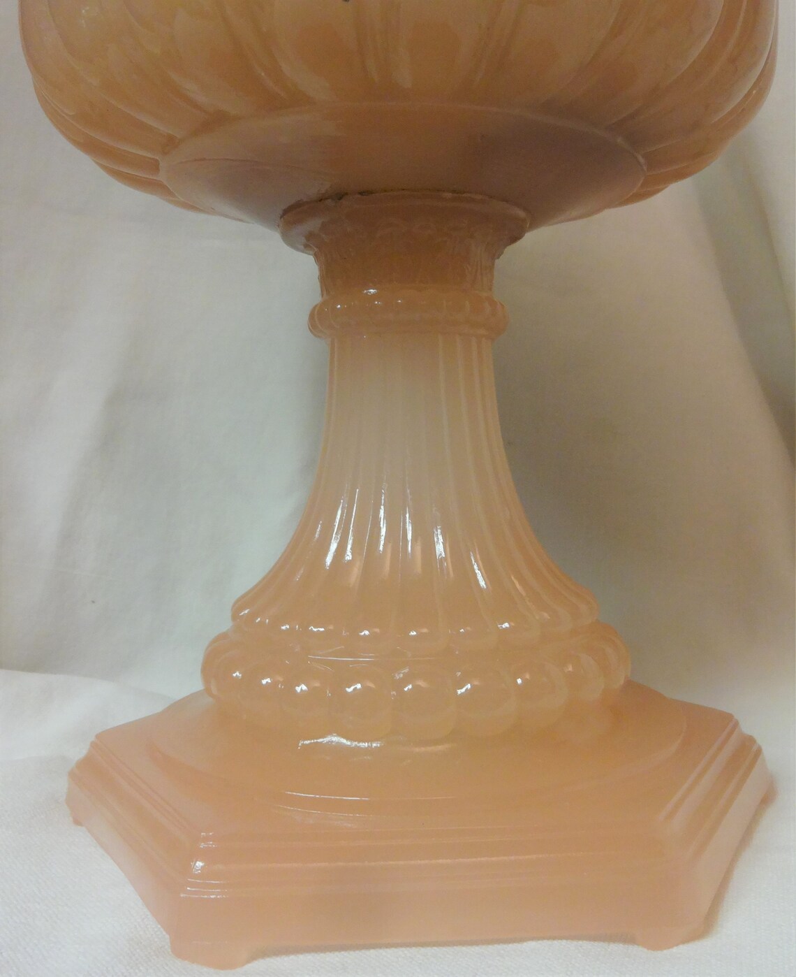 Cathedral Pink Moonstone Oil Lamp Aladdin Mantle Lamp Company Etsy