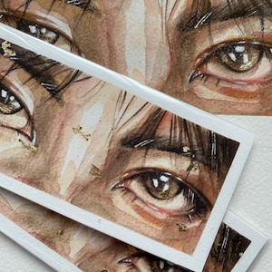 Taehyung de ojos dorados