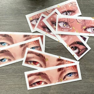 BTS glossy bookmarks