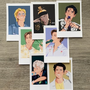 Mini BTS Muster 2021 polaroids fototarjetas