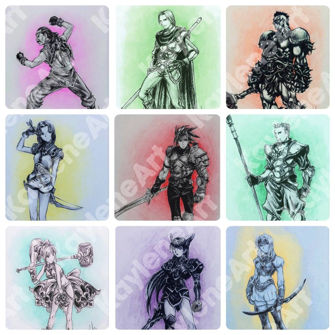 Legend Of Dragoon Wall Art Etsy