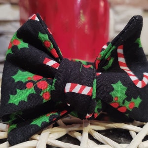 Kids Christmas Bow Tie / Baby Christmas Bow Tie / Self Tie Bow Tie / Adjustable Bow Tie / Candy Cane Kid Bow Tie / Baby Candy Cane Bow