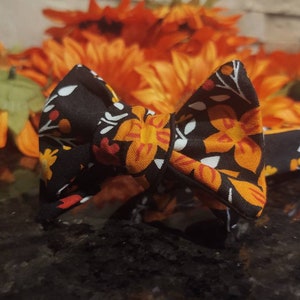 Fall Floral Kids Bow Tie / Self Tie Bow Tie