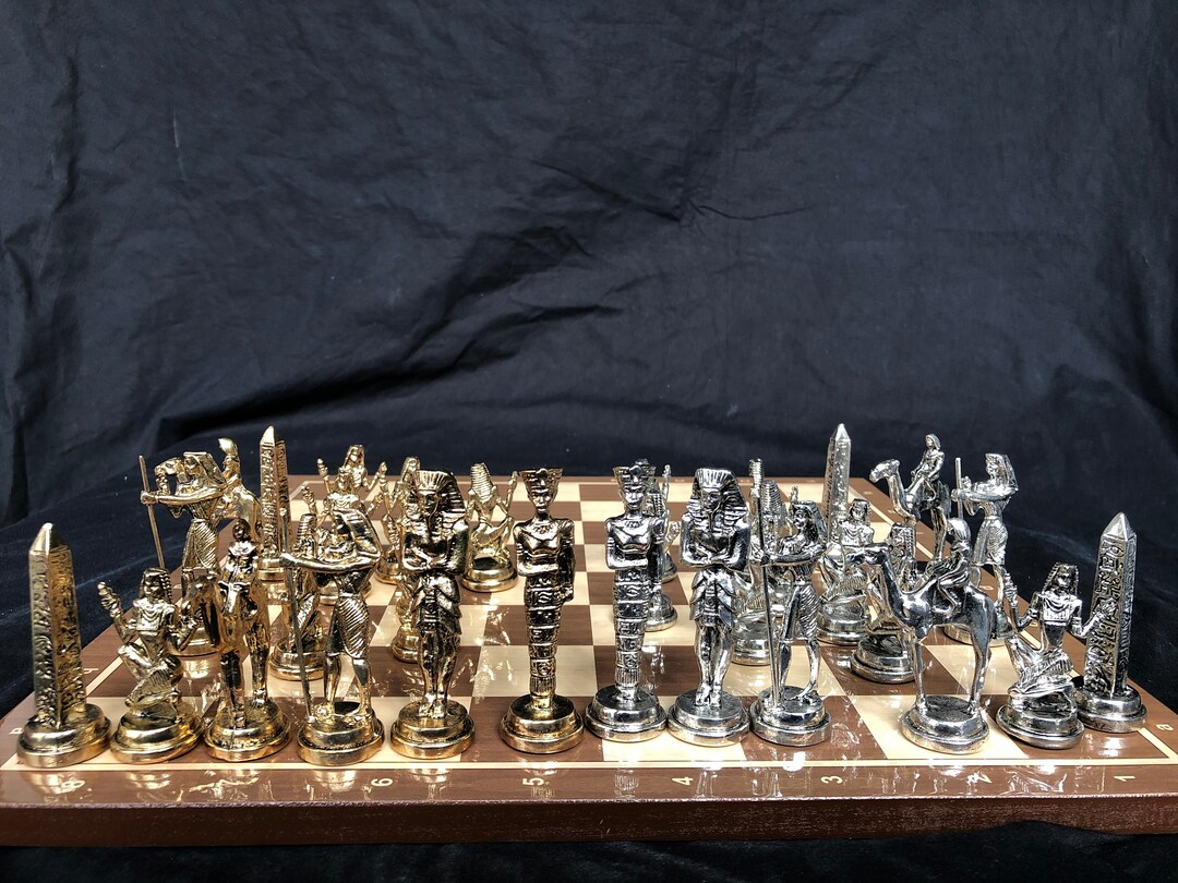 Egyptian Chess Set Chess Chess Chess Set Chess Set - Etsy