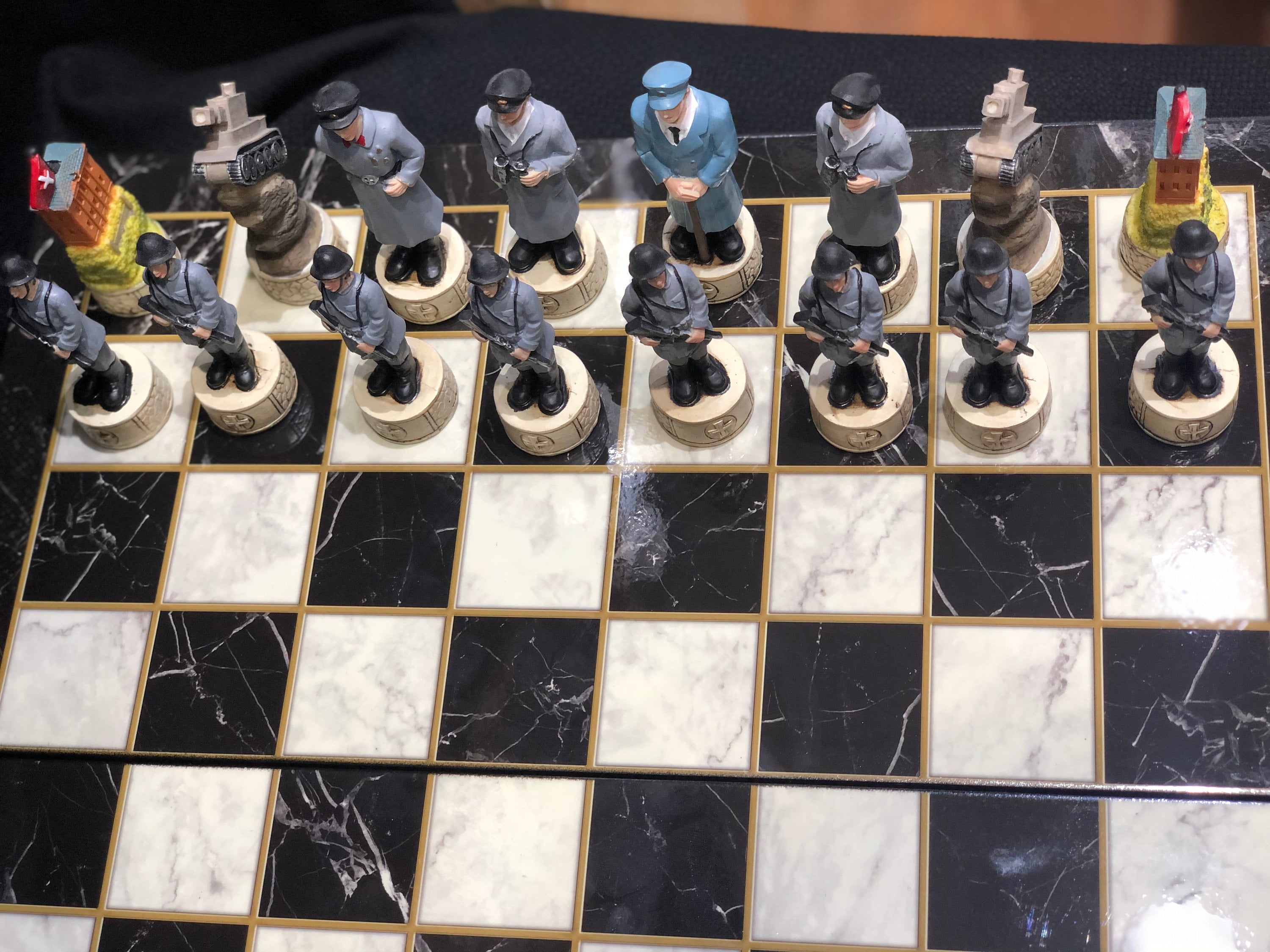 USA vs Swiss Chess Set Chess Chess Set Chess Set Handmade Etsy