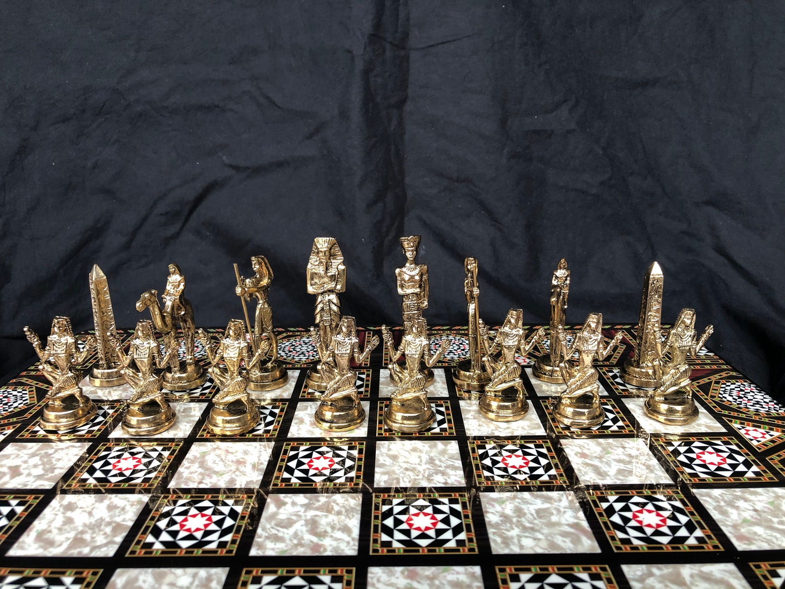 handmade ceramic chess set