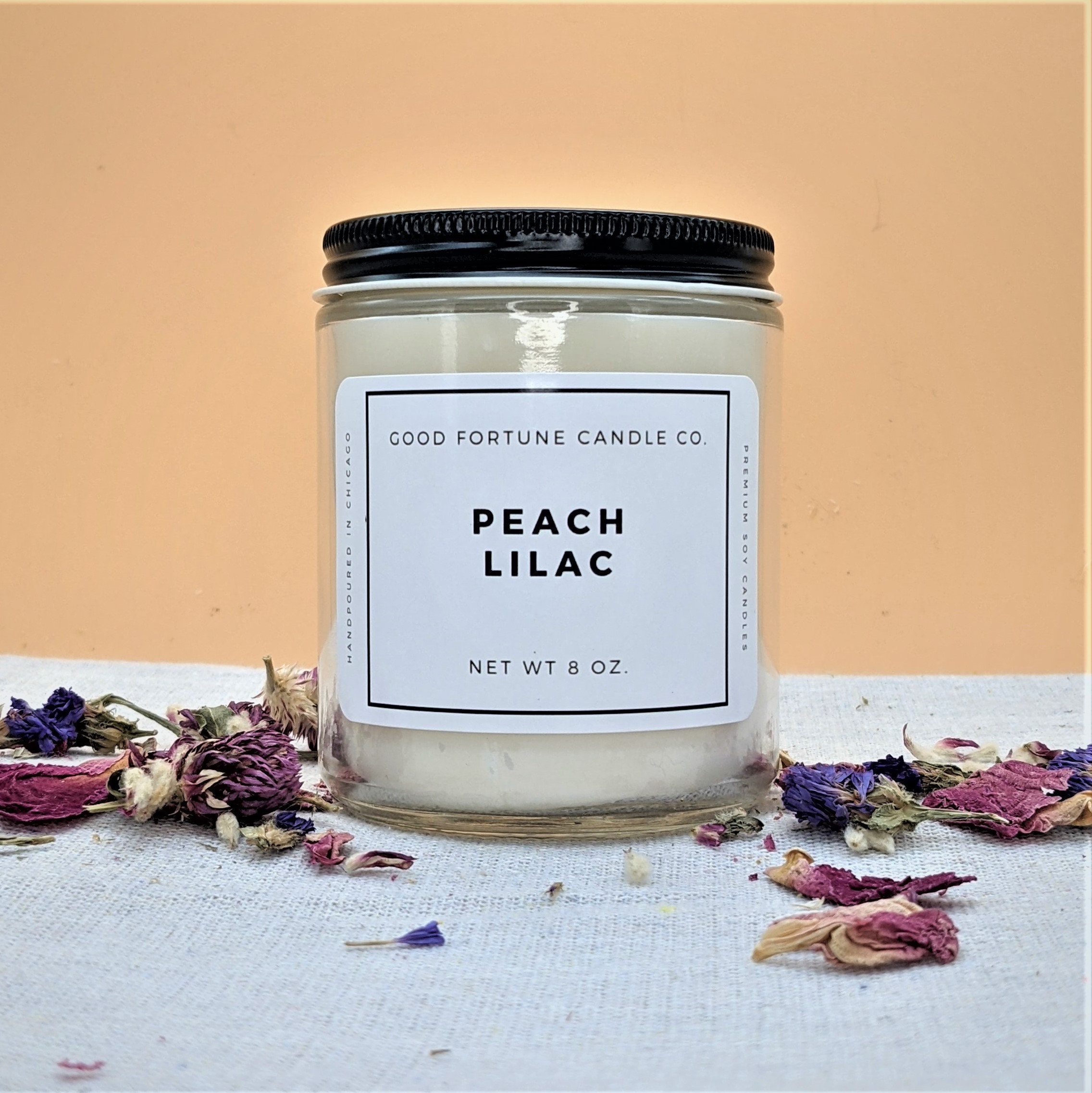 Soy Wax Candles, Scented, 8oz, 40 Hour Burn Time– Gather Goods Co.