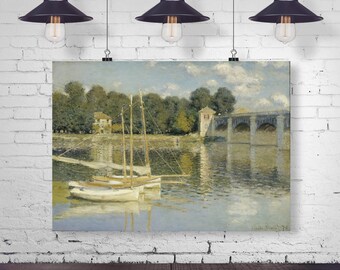 Bridge At Argenteuil Etsy Bridge At Argenteuil Etsy
