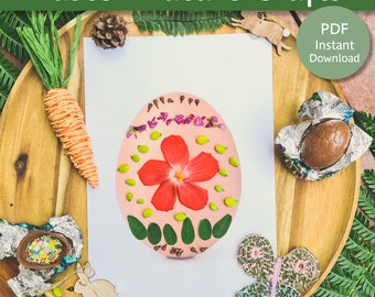 EASTER NATURE CRAFTS for Kids | Easter Crafts for Kids | Easter Printables for Kids | Easter Crafts | Easter Craft Digital Download