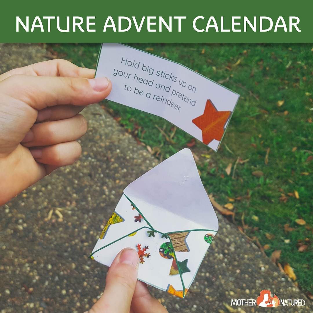 Nature Play Advent Calendar Nature Advent Calendar Outdoor Etsy Australia