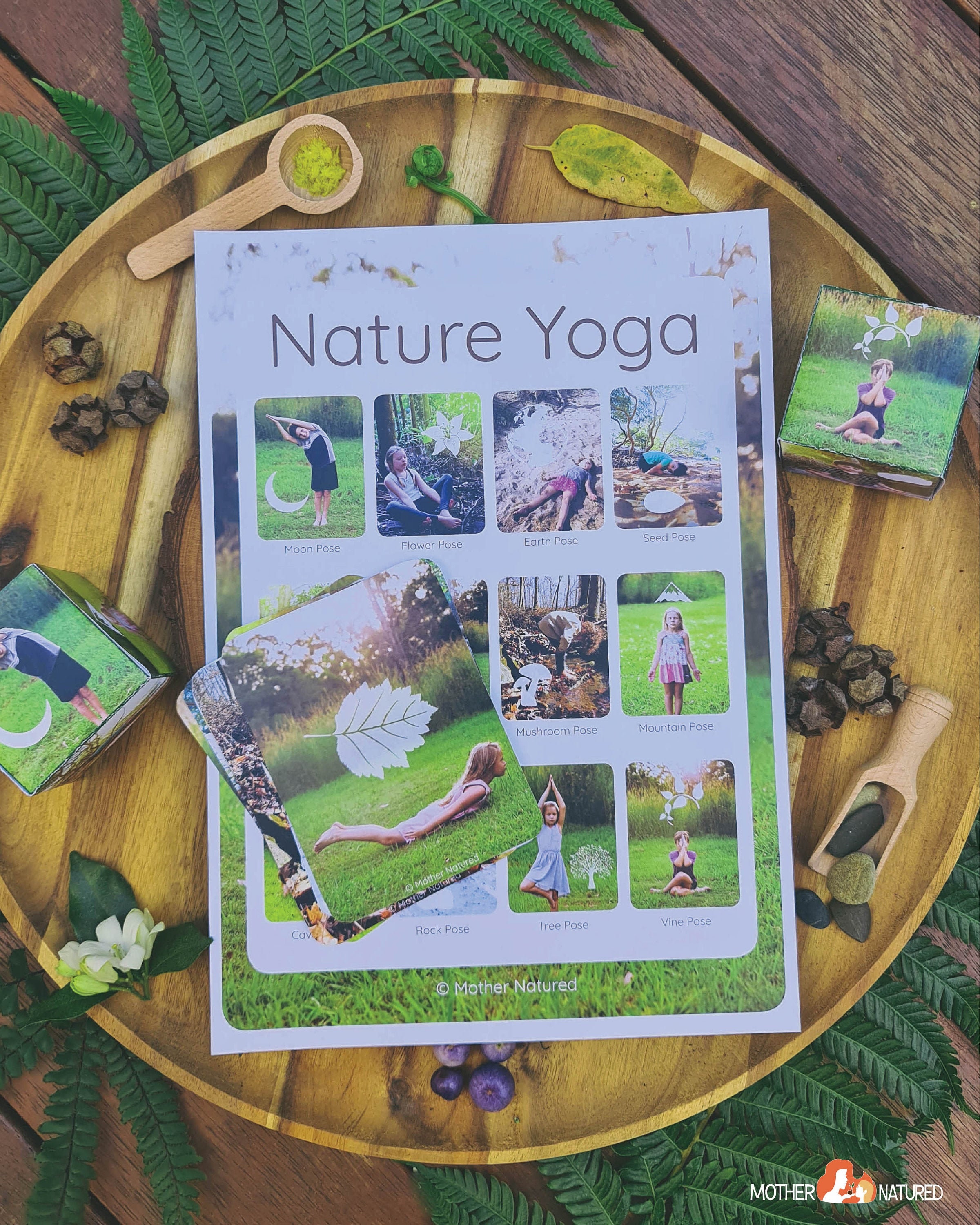 NATURE YOGA Cards Yoga Cards for Kids Kids Yoga Printables - Etsy