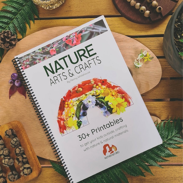 NATURE Arts and Crafts KIDS | Nature Art Printables | Nature Art Digital Download | Nature Craft printable |  Nature Crafts for kids