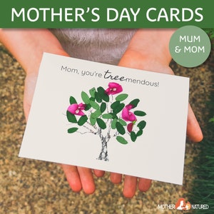 TARJETAS DEL DÍA DE LA MADRE / Tarjetas de Mamá / Tarjetas de Mamá / Manualidad del Día de la Madre / Aula Montessori / Primeros Años / Escuela Forestal / Artesanía Madre