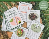 Halloween Outdoor Activity Cards | Nature Halloween Activities | Halloween Outdoor Activities | Halloween Activity Ideas