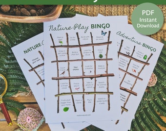 Nature Bingo Activity | Nature Hunt | Woodland Bingo Scavenger Hunt ...