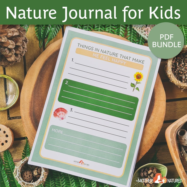 Nature Journal for Kids | Nature Study Journal | Outdoor Journal | Charlotte Mason Journal | Forest School image 4