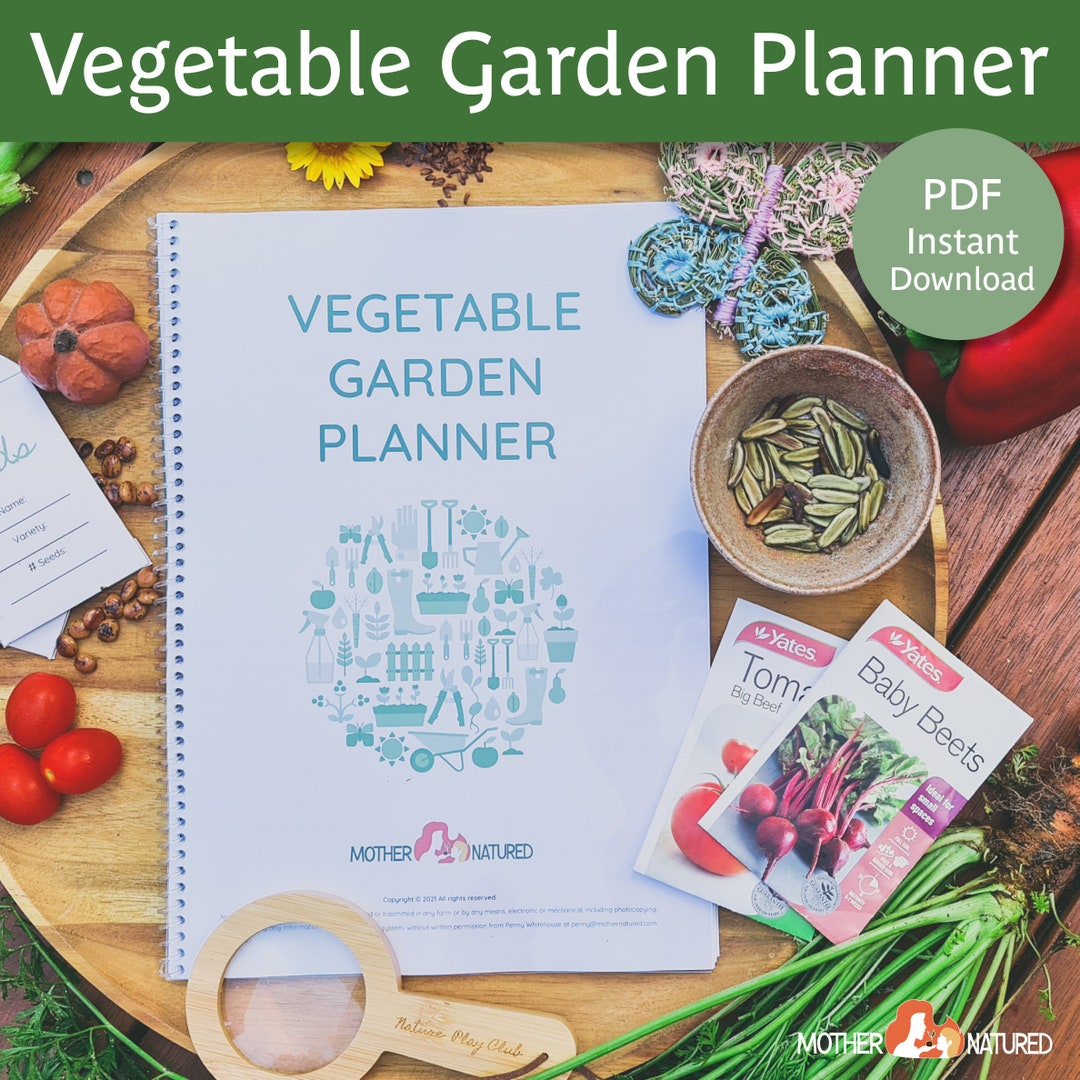 VEGETABLE GARDEN PLANNER | Gardening Planner | Gardening Checklist ...