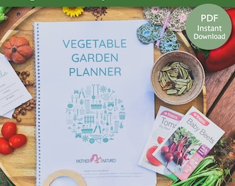 VEGETABLE GARDEN PLANNER | Gardening planner | Gardening checklist | Garden Plan Printable | Garden Planning Printable