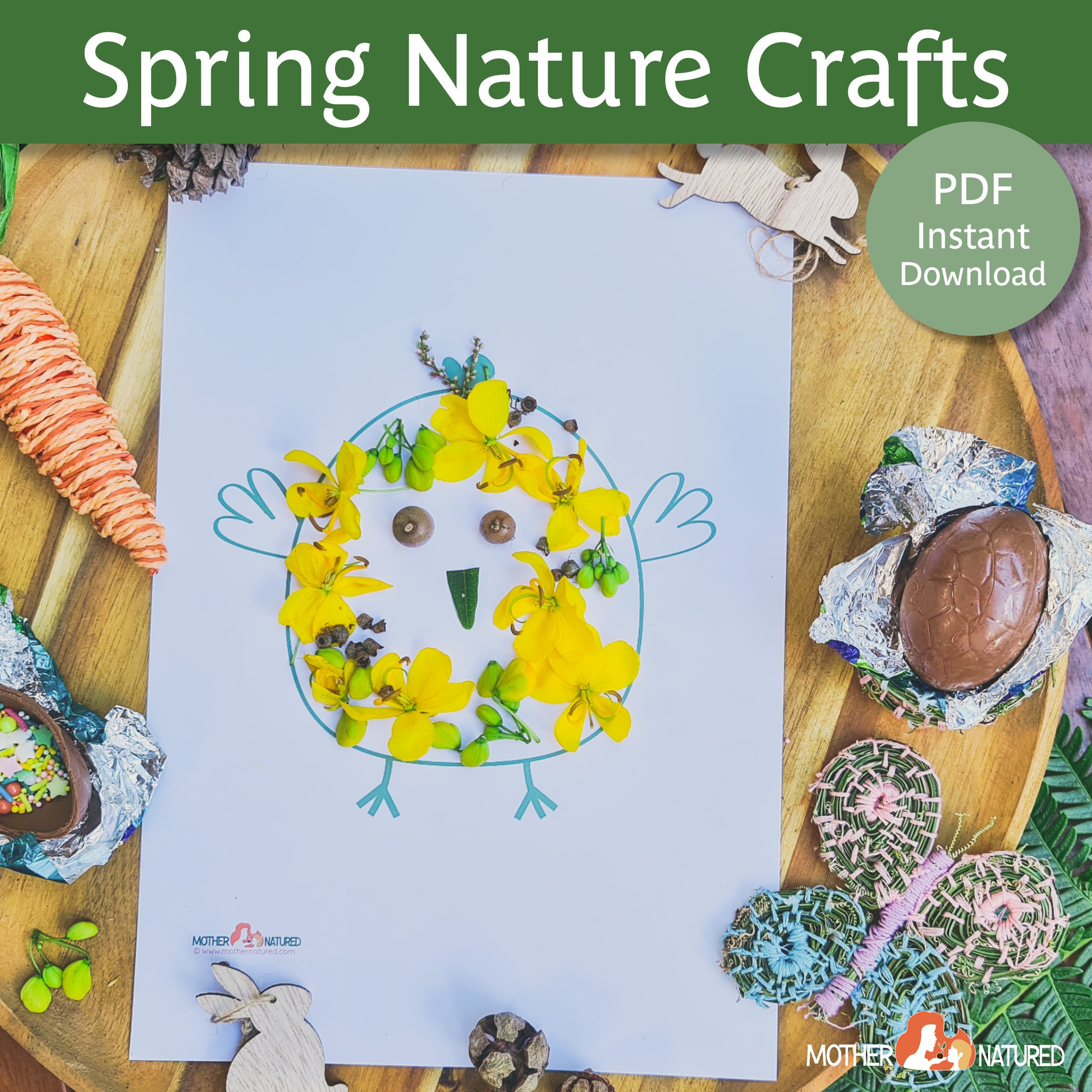 Spring Nature Crafting SPRING NATURE CRAFTS for Kids | Spring Crafts for Kids | Spring ...