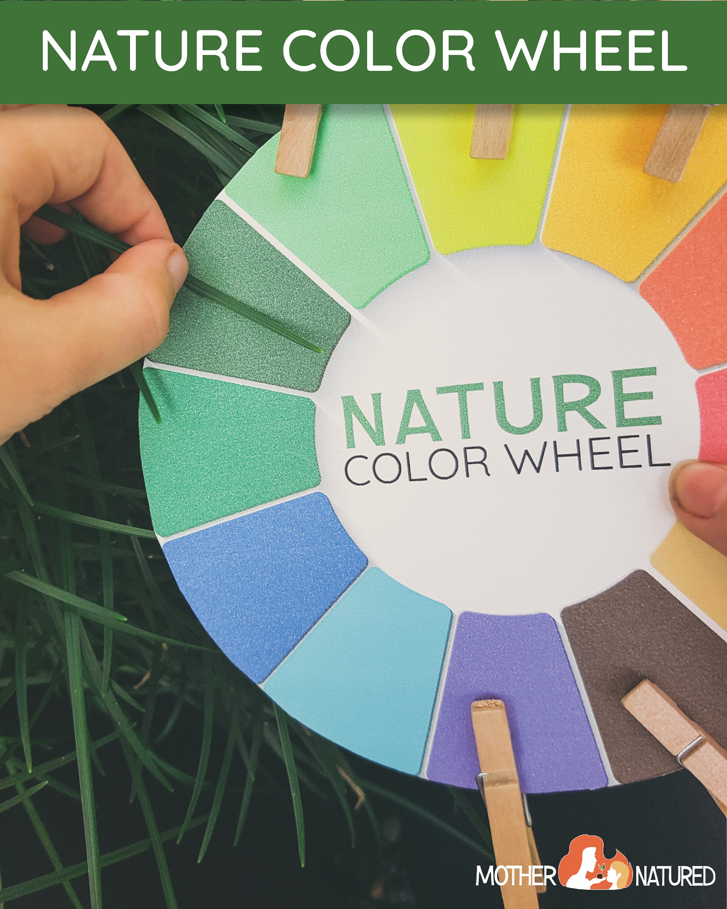 Nature COLOUR Wheel | Nature COLOR Wheel | Nature Play Printable ...