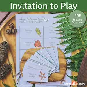 Invitation to Play Preschool | Invitation to Play Activities | Invitation to Play Kindergarten  | Invitation to play Montessori | Play Ideas