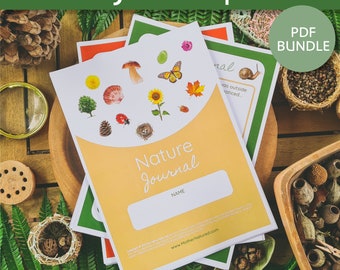 Journal de la nature pour les enfants | Journal d'étude de la nature | Journal extérieur | Journal de Charlotte Mason | École de la forêt