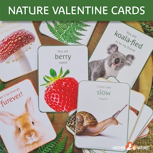 Freundschaftskarten | Freundschaftskarten | Nature Freundschaftskarten | Natur Caring Karten | Montessori Freundschaft