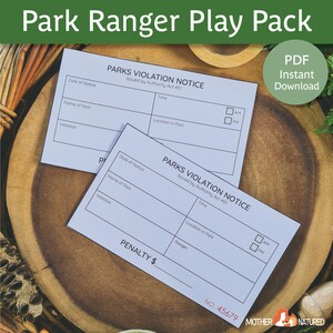 Dramatic Play Park Ranger Printables Park Ranger Play Printables World ...