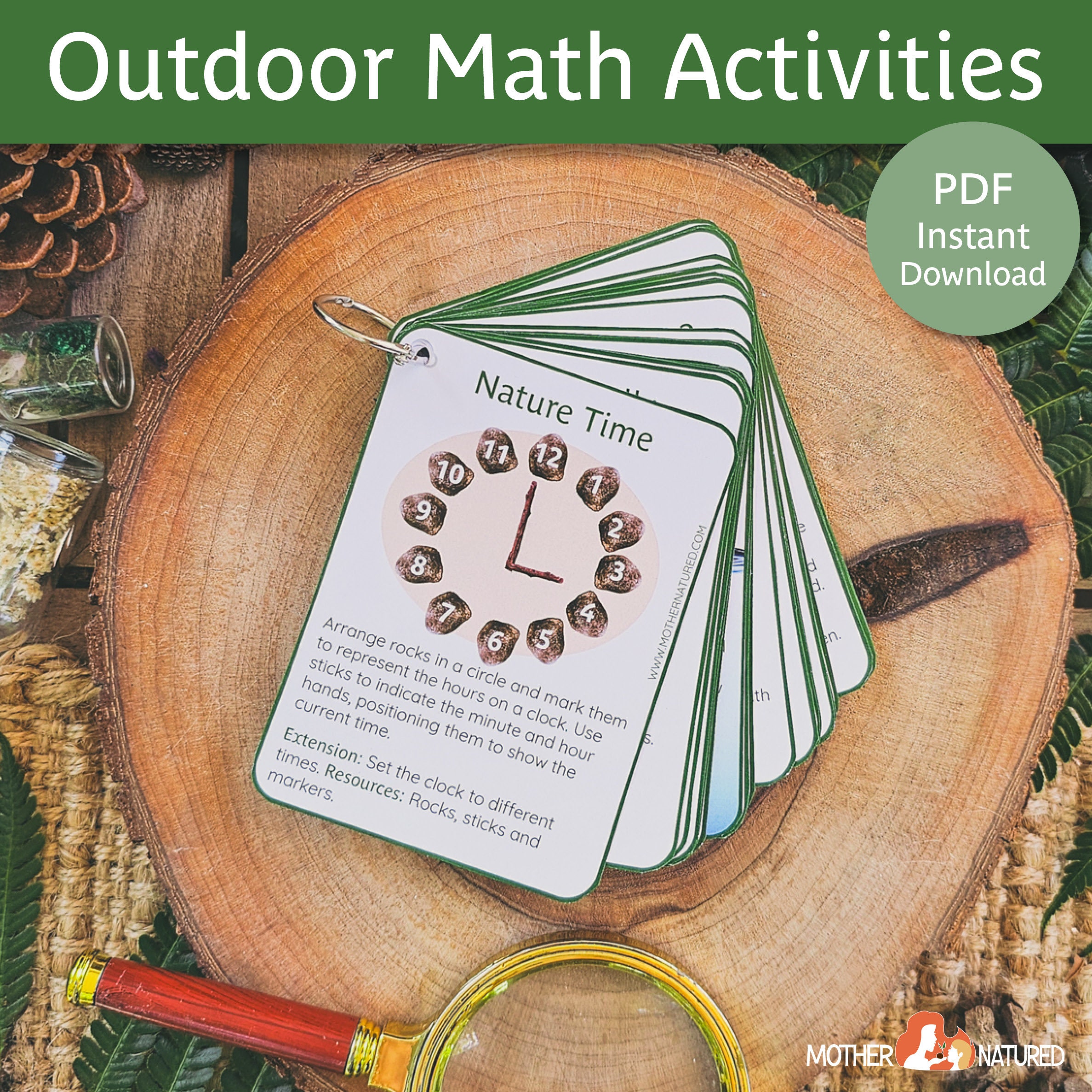 Outdoor Math Activities | Nature Math Activities | Forest School Math ...