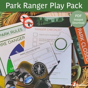 Park Ranger Play Printables | World Ranger Day Printables | Dramatic ...