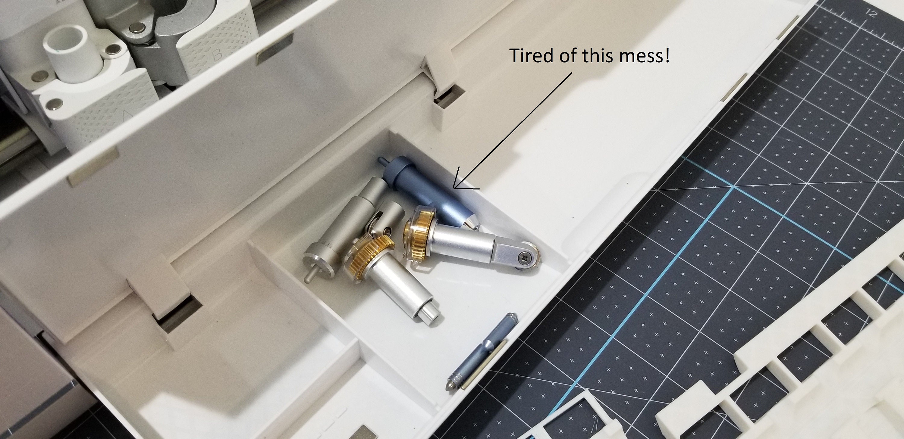 Cricut Maker quick swap blade organizer. Holds 8 blade Etsy