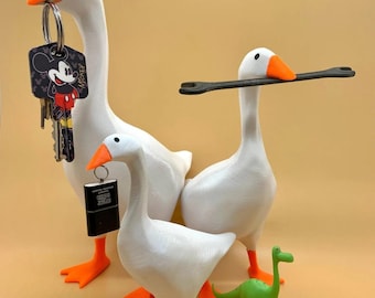 Untitled Goose Magnetic Key/Tool Holder, Miniature Desk Decor