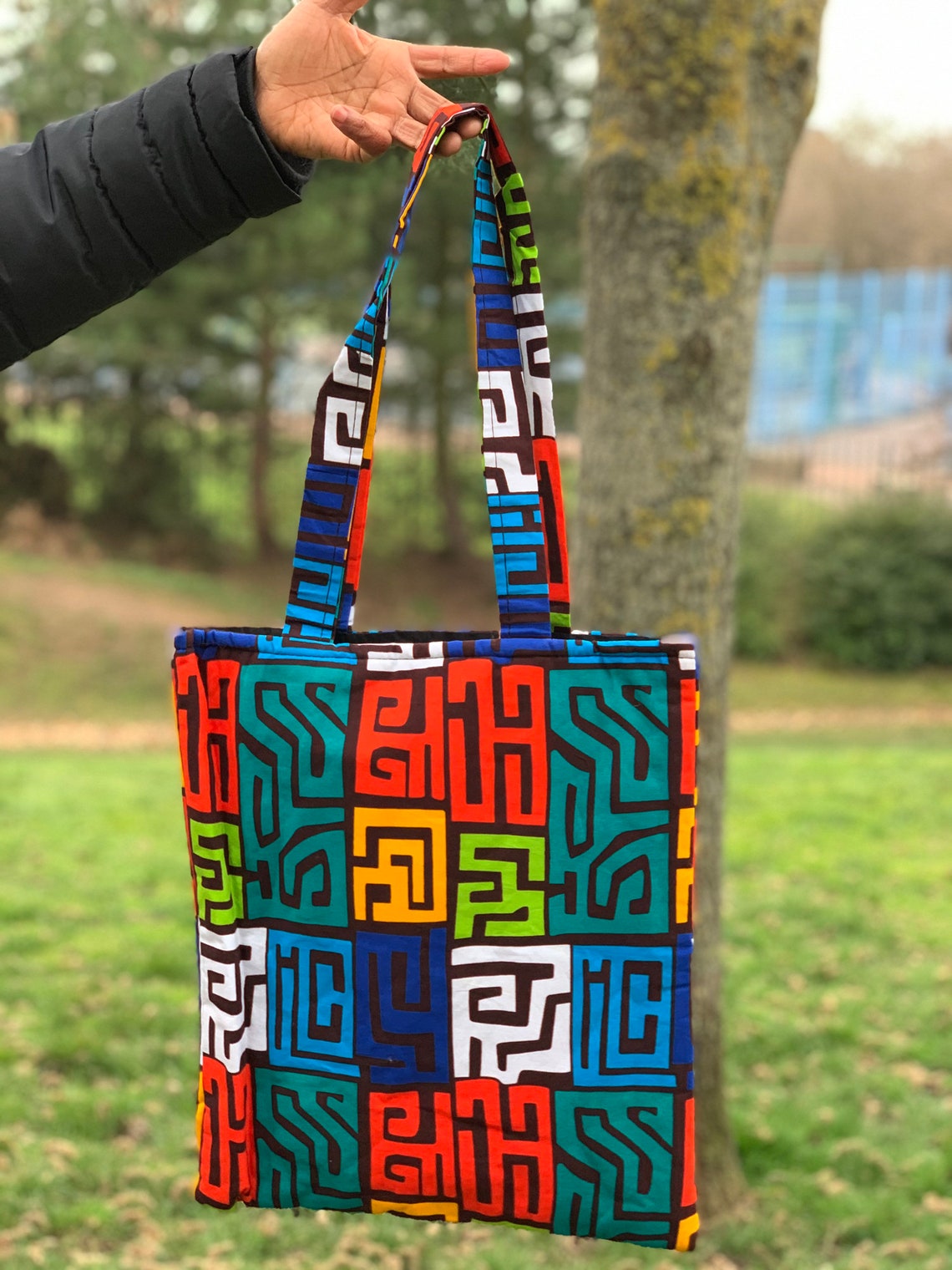 Padded Ankara Tote bagAfrican Print Fabricwith Etsy