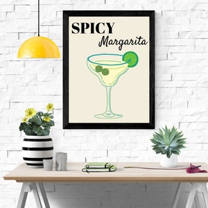 Spicy Margarita Digital Art Print Digital Download Poster