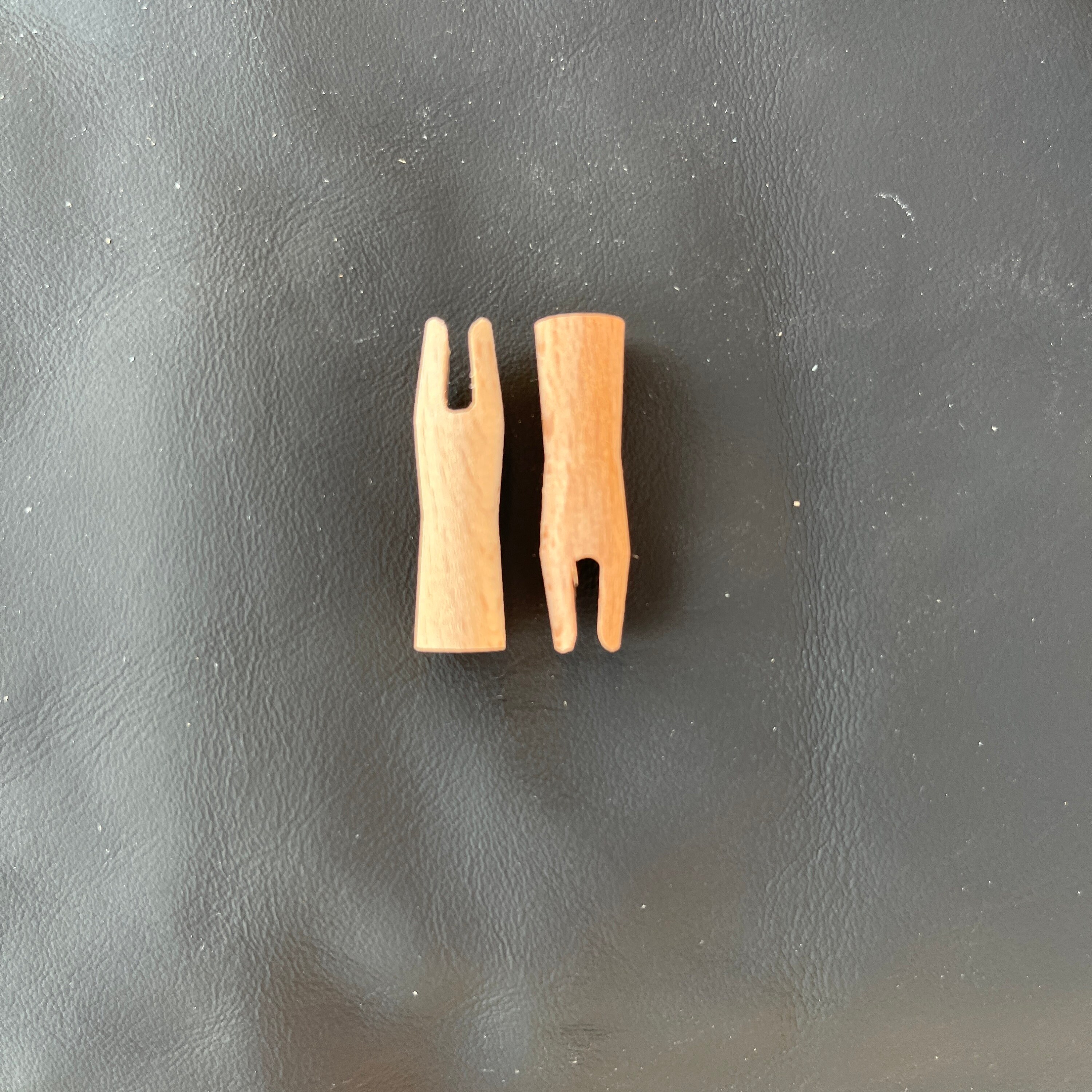 Handmade Wooden Arrow Nock 100 Pcs Shapely Form Traditional Ottoman