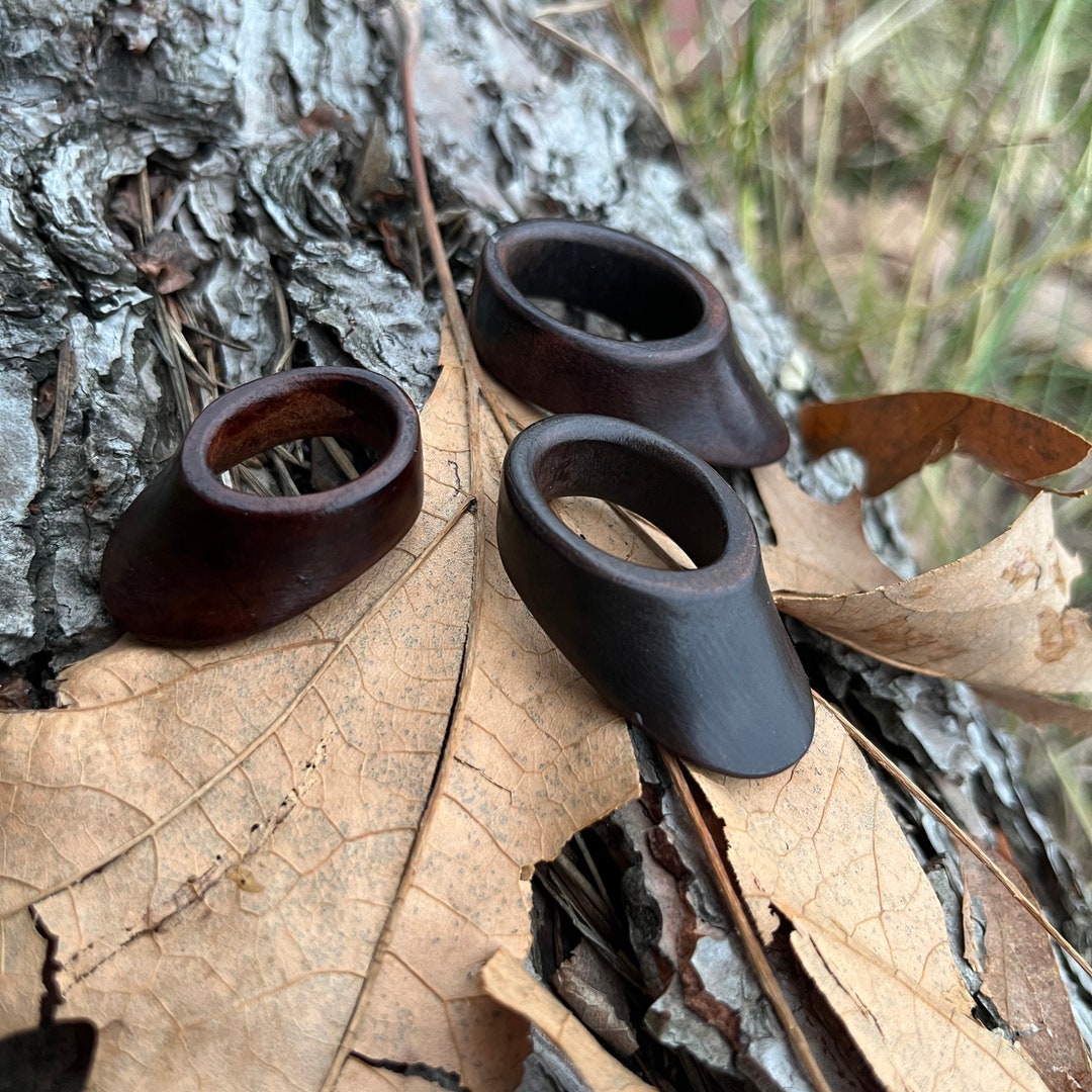 Thumbring for Traditional Archery Genuine Leather Thumbring