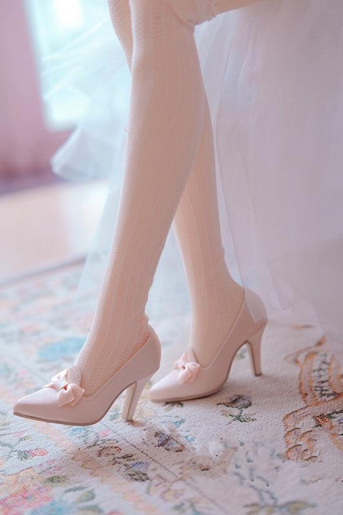 BJD doll shoes are suitable for 1 / 3 sd16 fashion silk retro Etsy