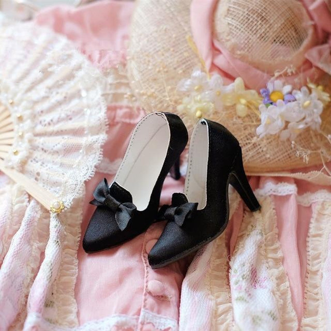 BJD doll shoes are suitable for 1 / 3 sd16 fashion silk retro Etsy