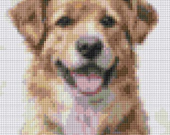 Custom Dog Portrait Cross Stitch