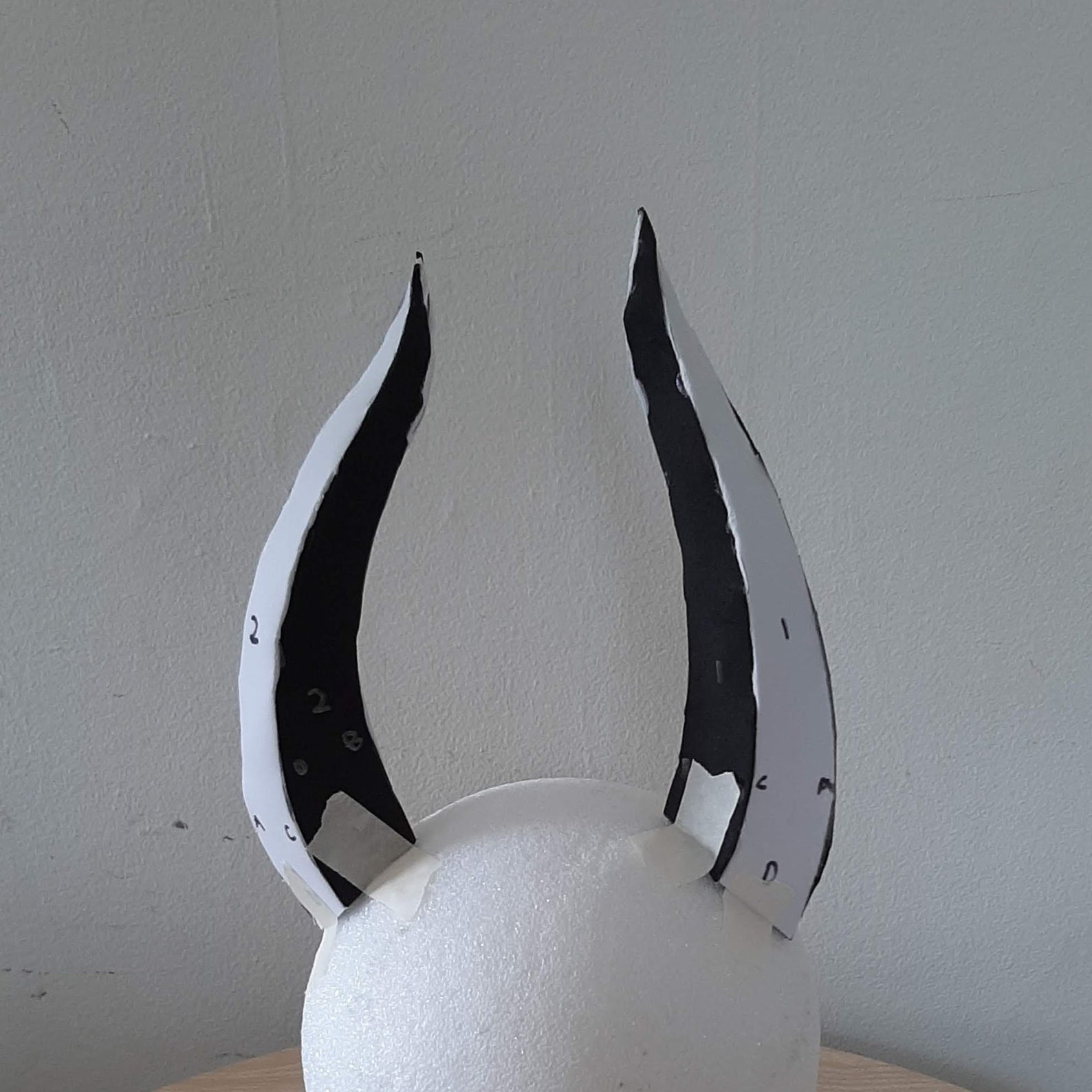 Cosplay Demon Horn Template Pattern Etsy