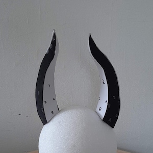 Cosplay Demon Horn Template Pattern