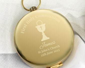 Personalised First Holy Communion Compass , Engraved Compass , 1st Holy Communion Gifts , Express Delivery Option Available