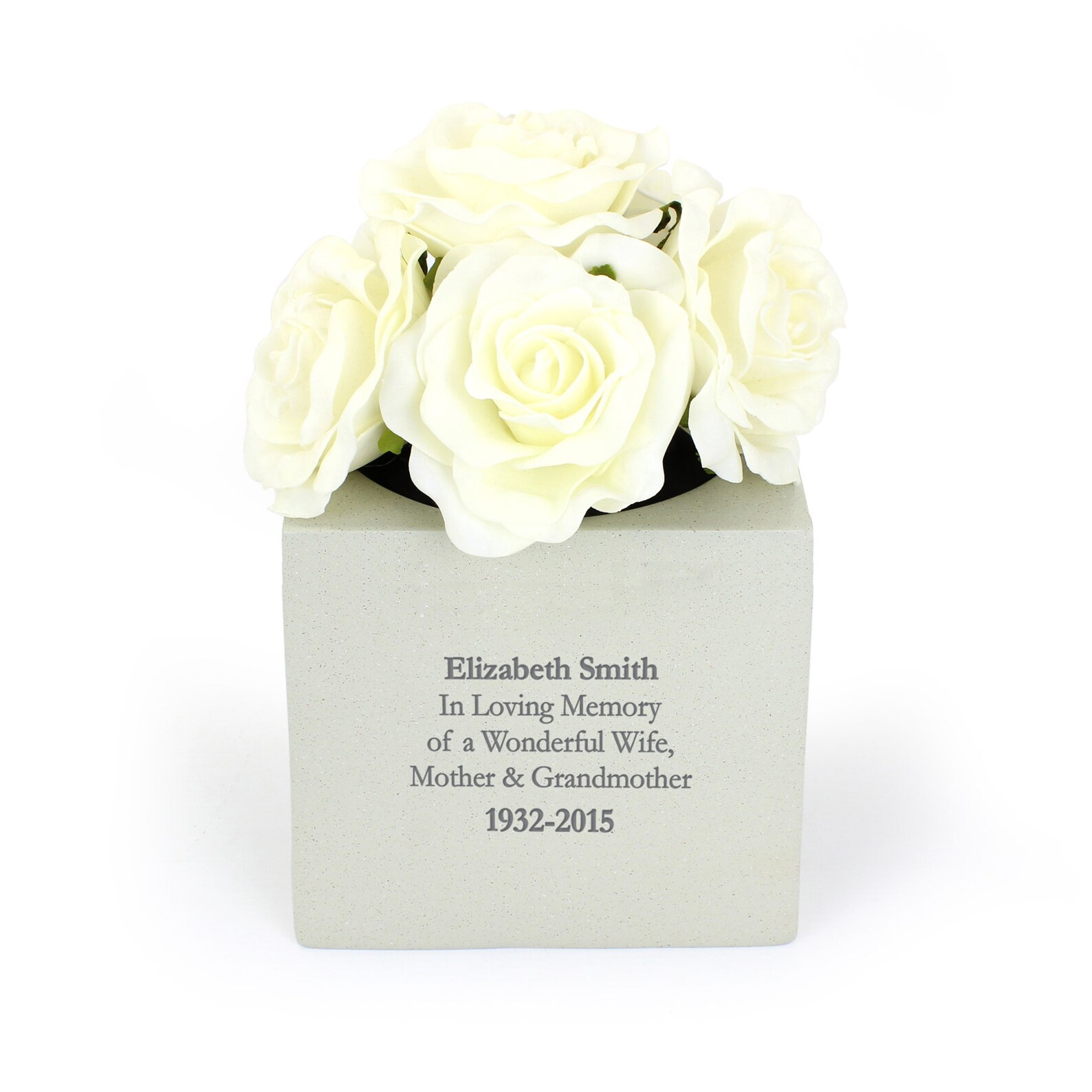 Personalised Engraved Memorial Grave Vase Memorials Funerals Etsy